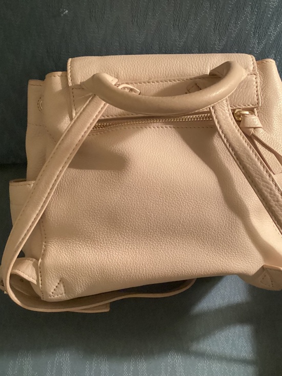 Tory Burch Soft Pink Drawstring Leather Backpack with Tassels main image 7